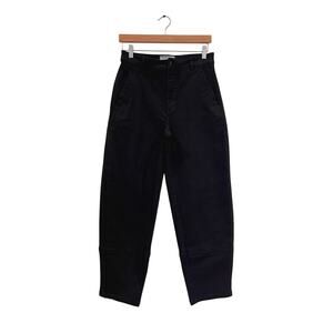 Everlane black barrel jeans